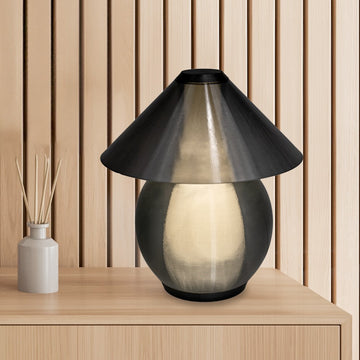 Opal 13" Modern Contemporary Plant-Based PLA 3D Printed Dimmable LED Table Lamp - JONATHAN Y
